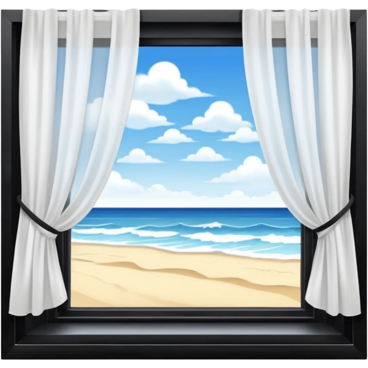 Открытое окно со сквозняком emoji