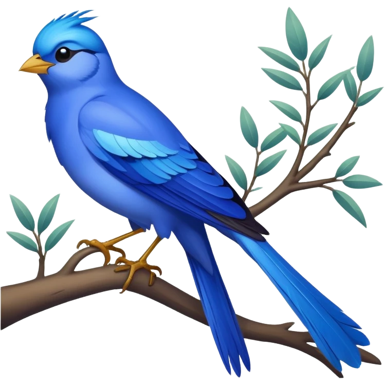 blue larks emoji