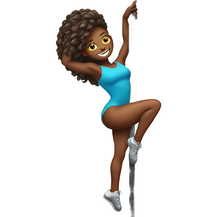 pole sport dance girl emoji