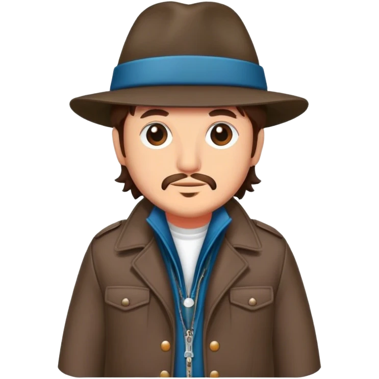 zucchero fornaciari wearing a hat in a jacket emoji