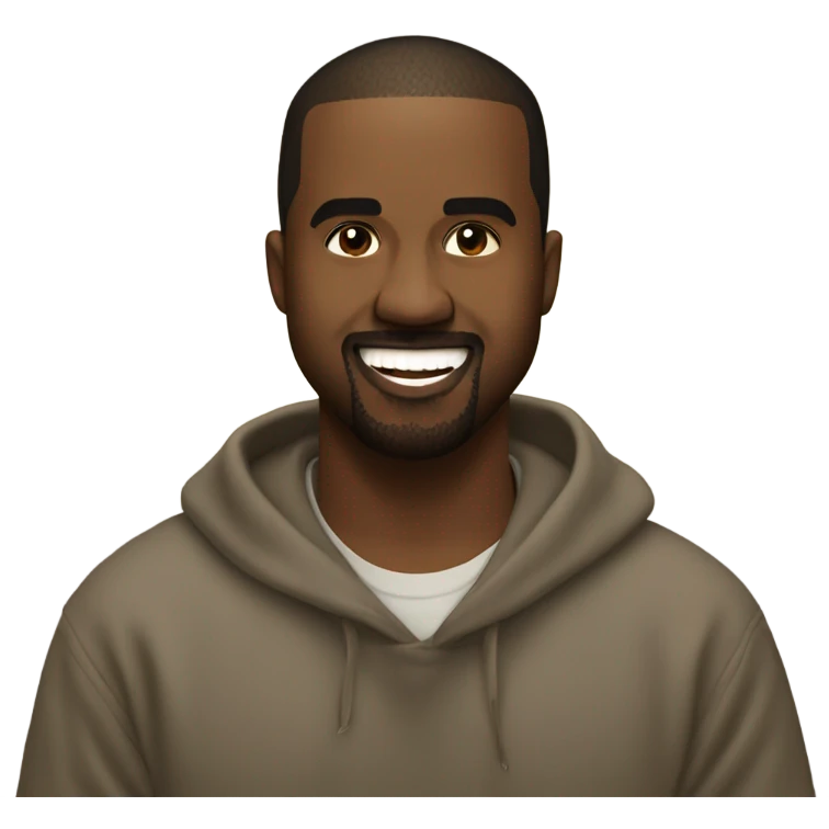 Kanye west happy emoji
