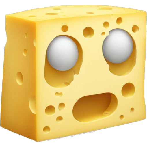 graphics card made of cheese emoji