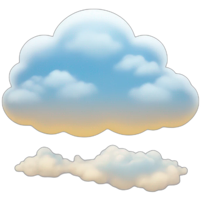 Cloud emoji