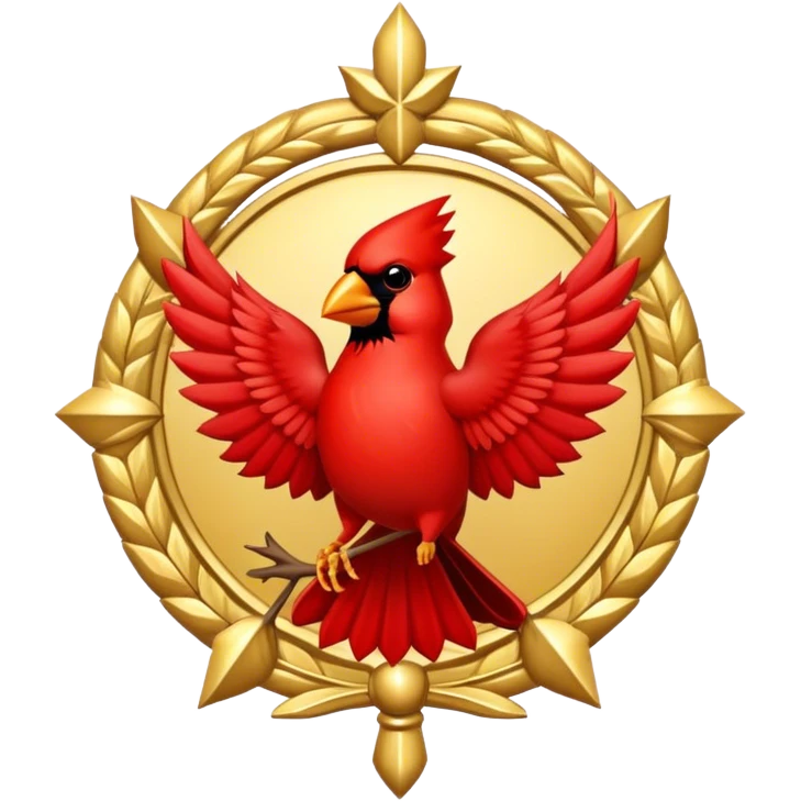 Cardinal's emblem emoji