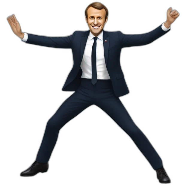 Emmanuel macron danse emoji