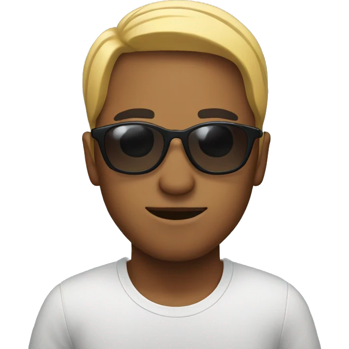 Me wearing sunglasses emoji