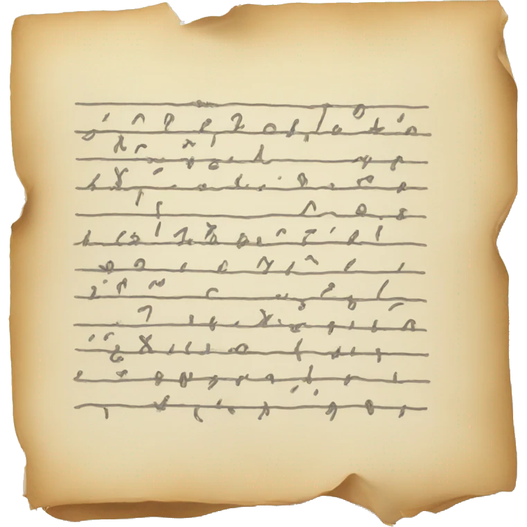 Bad handwriting  emoji