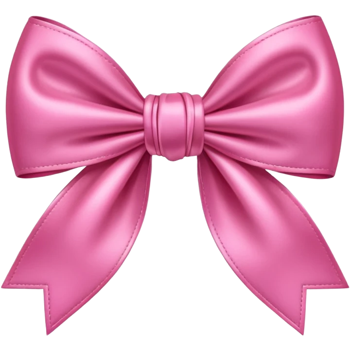 Bow pink emoji