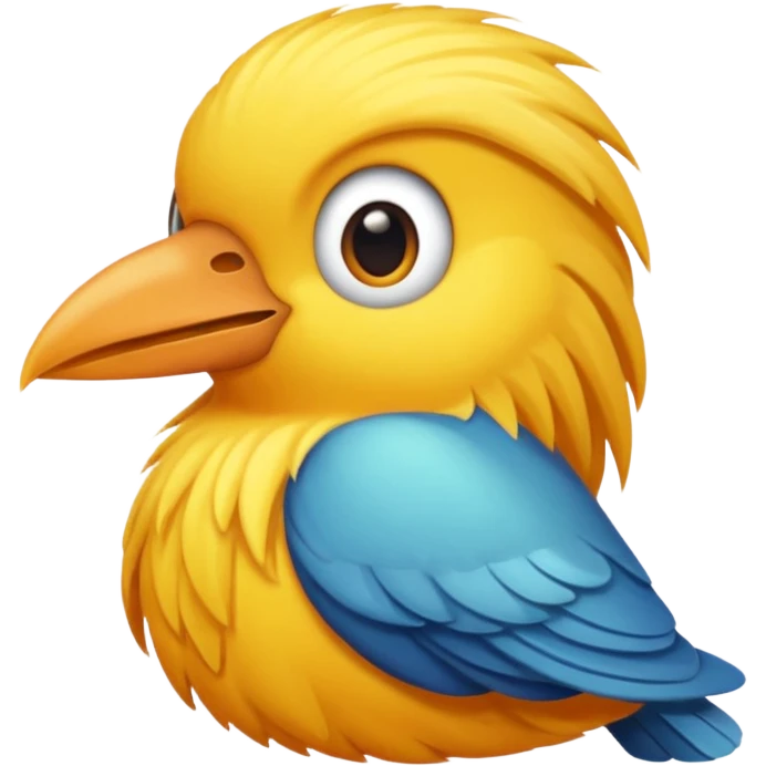  long haired bird emoji