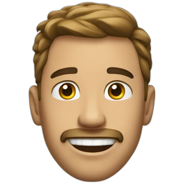 Surpreso homem emoji
