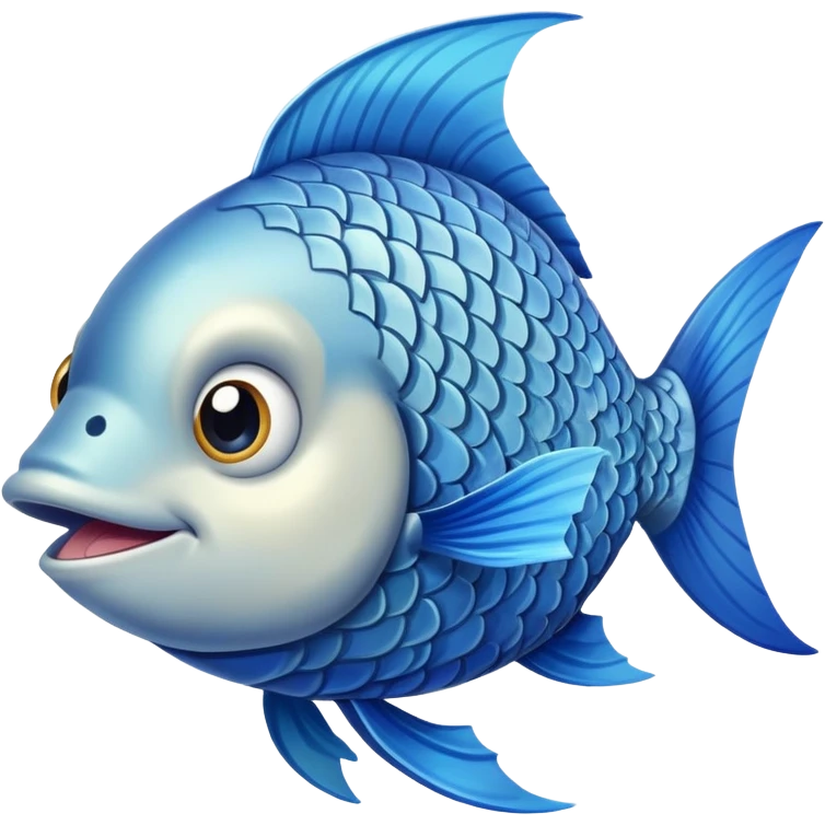 A Derpy looking fish emoji
