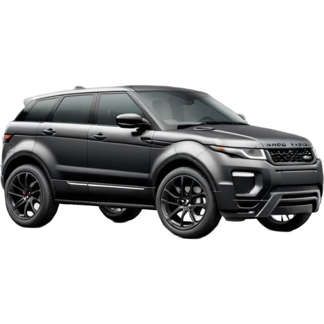 2024 all black LandRover evoque  emoji