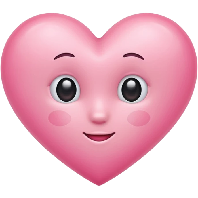 cute and lovely pink heart emoji
