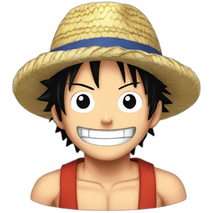 One piece luffy emoji