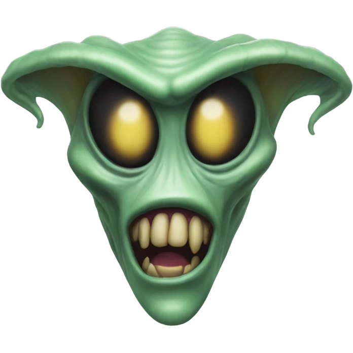 Freaky ahh alien emoji