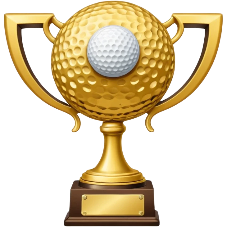 golf trophy emoji