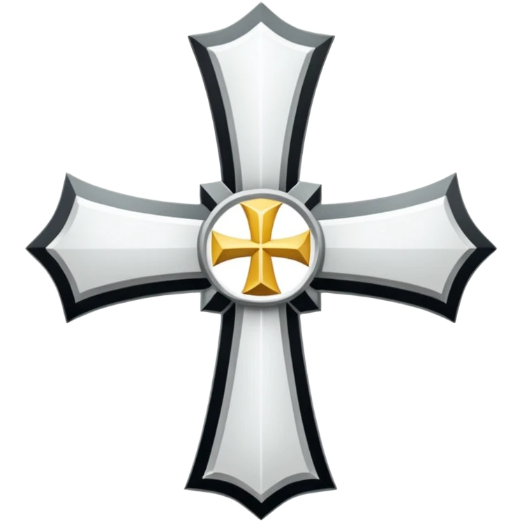 Teutonic Order cross emoji