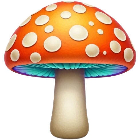 60s mushroom  emoji