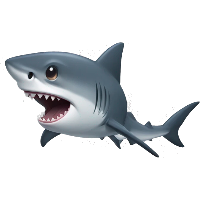 shark hungry emoji