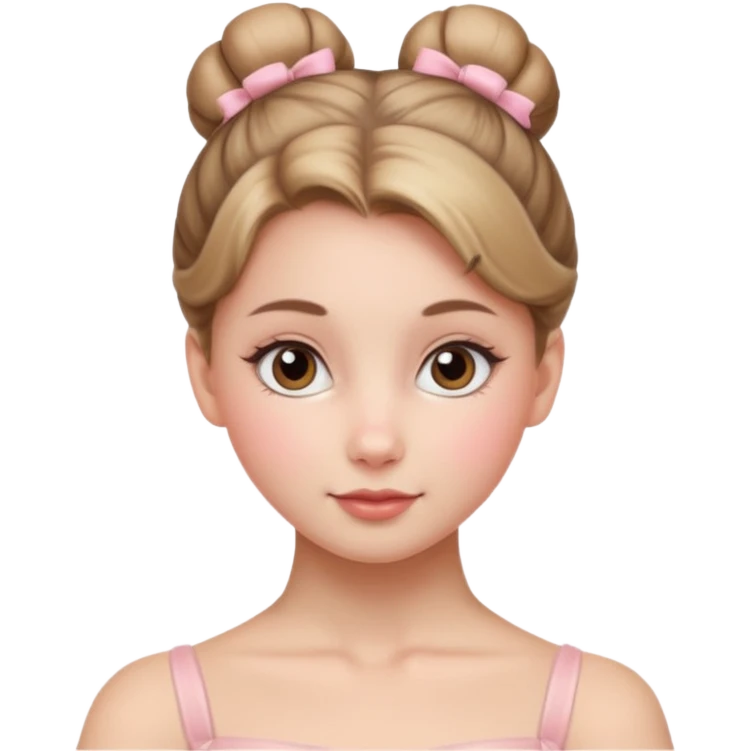 ballet bun  hair princes  emoji
