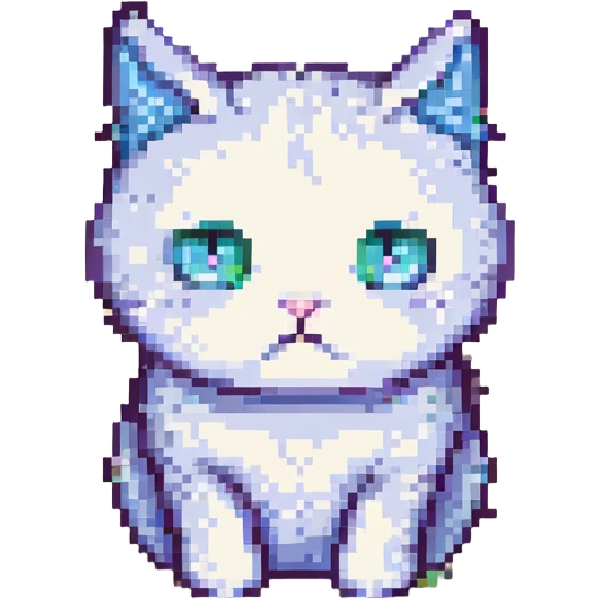 A cute sad red cat emoji