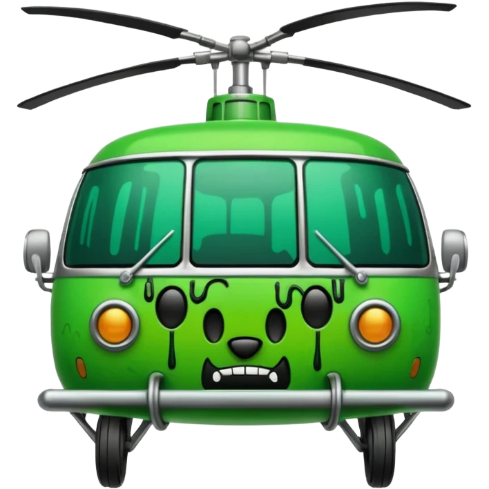 the word Chopper in green graffiti font emoji