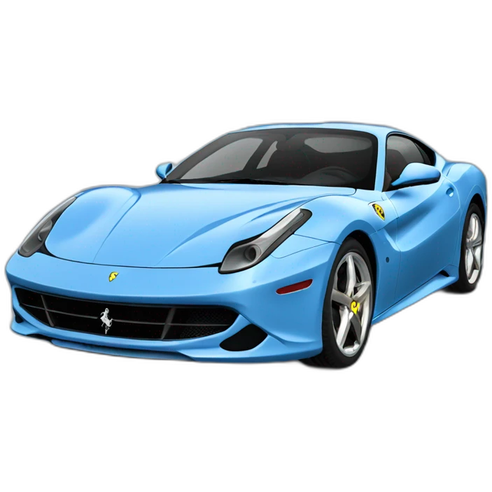 Ferrari-bleu-clair emoji
