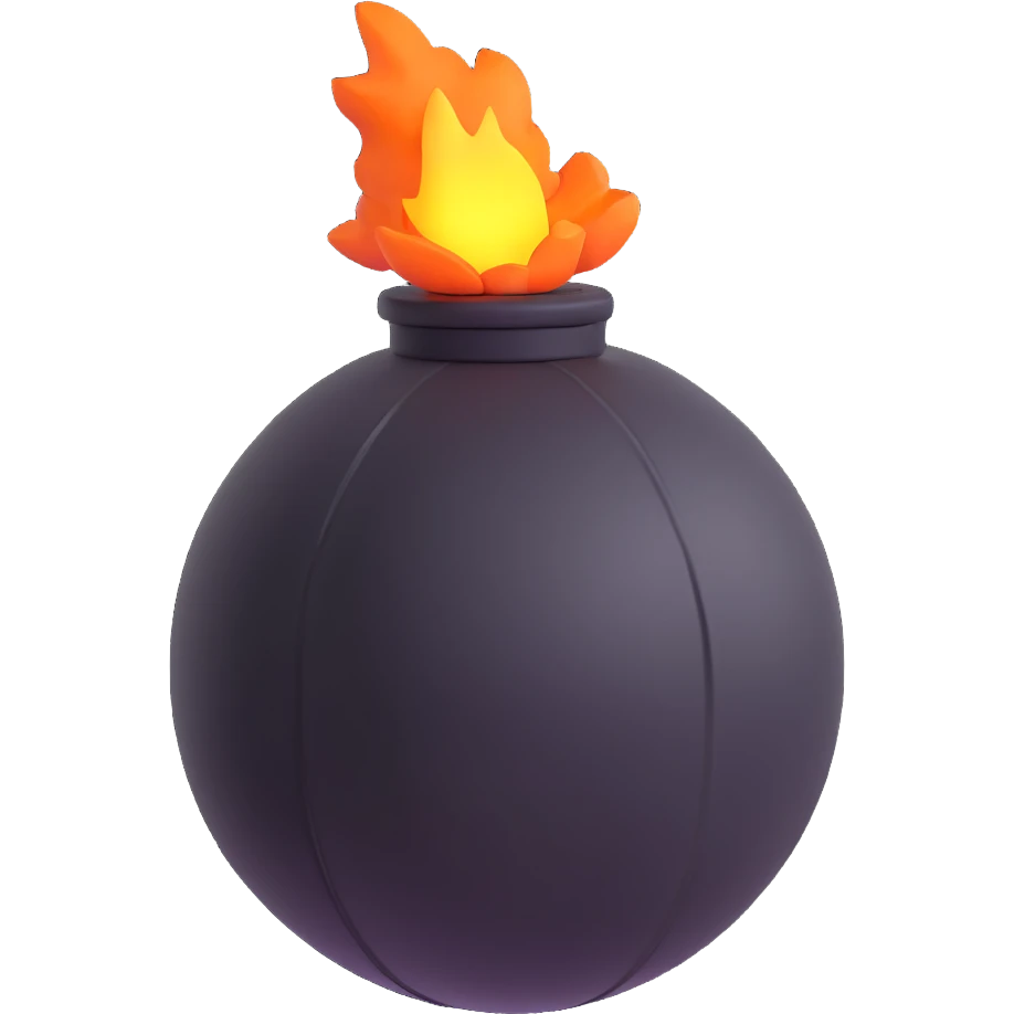 bomb emoji