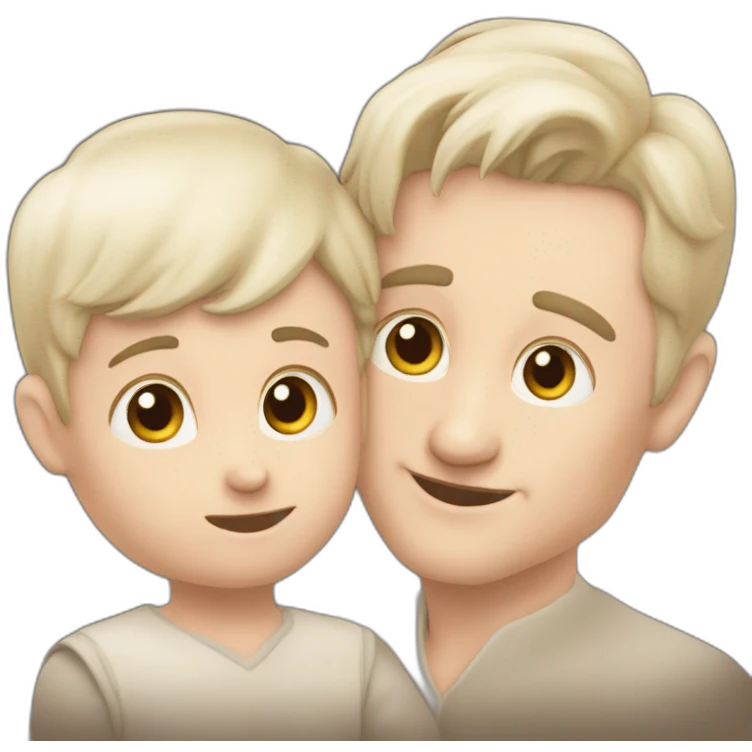 Norman thavaud in love with its child emoji