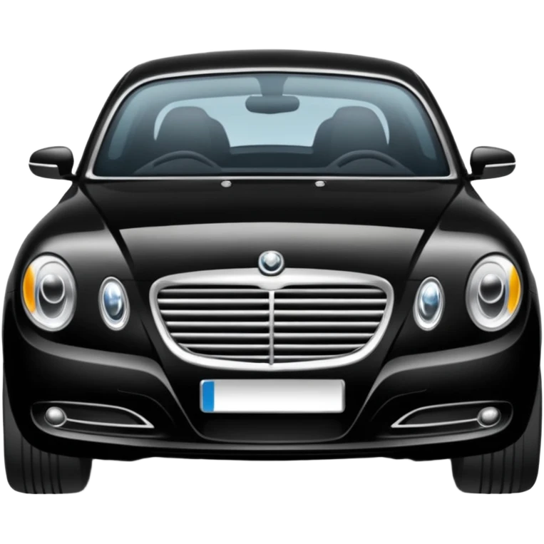 Crée-moi une voiture noire, berline, très classe emoji