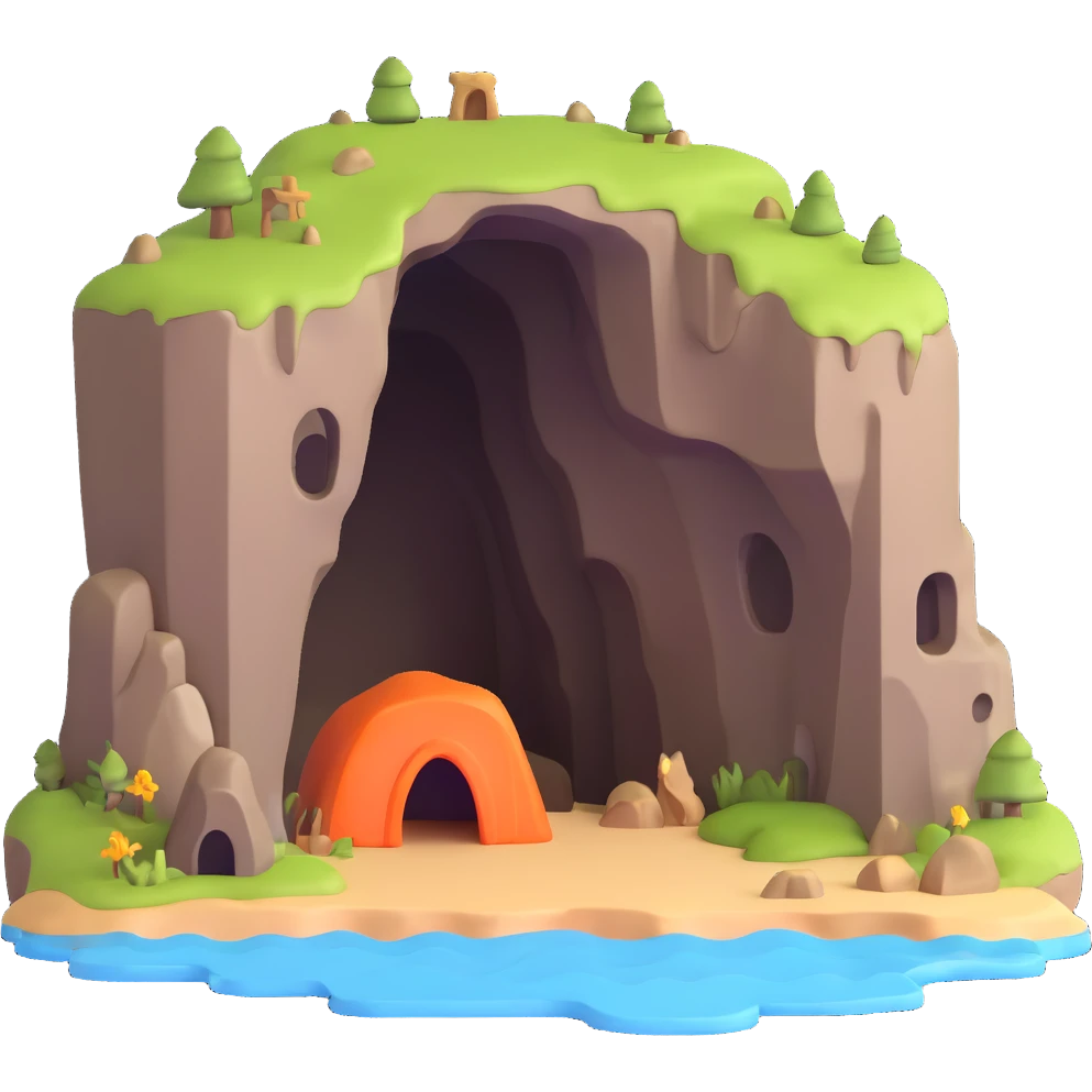 a cave emoji