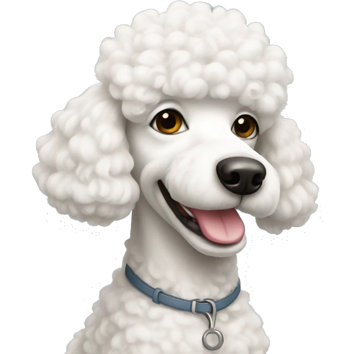 white poodle emoji