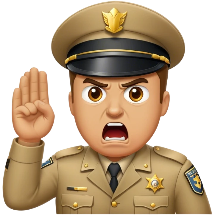 Angry Sergeant Coach telling you to get back to work emoji