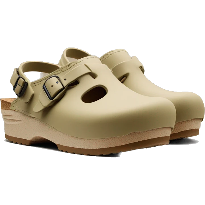 Birken stock Boston clog khaki beige color emoji