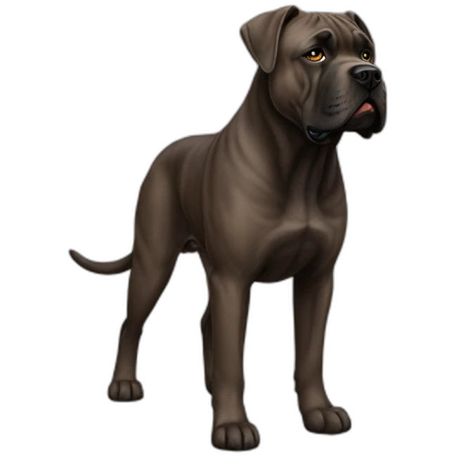 Cane Corso Dog Brown emoji