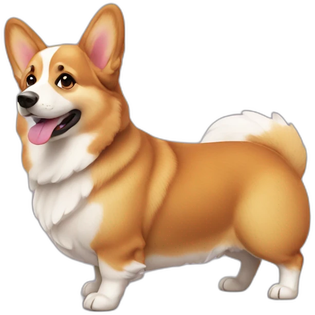 Lovely corgi emoji