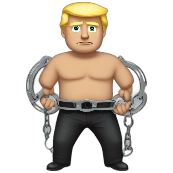 trump-in-handcuffs emoji