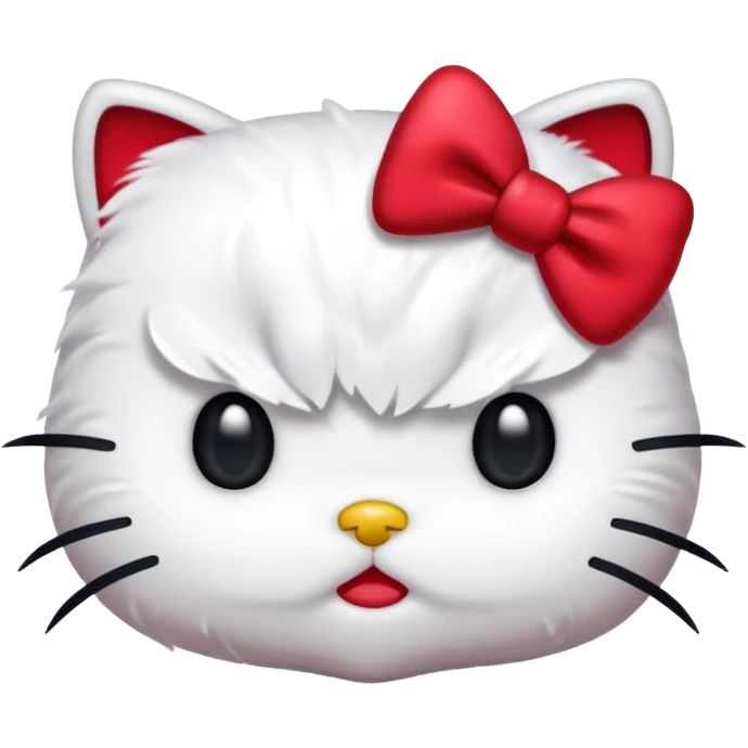 Angry hello kitty  emoji