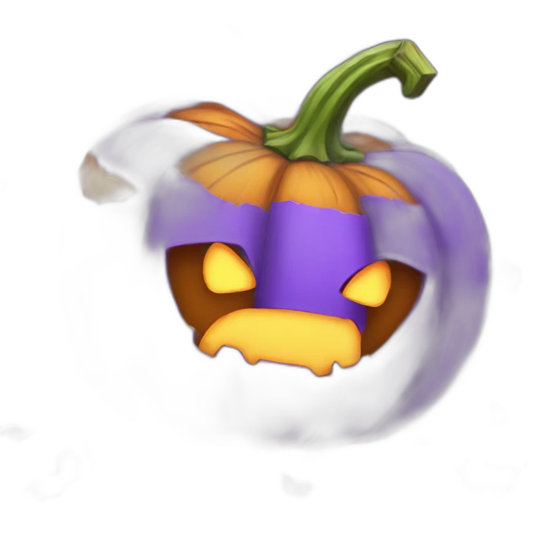 purple pumpkin emoji