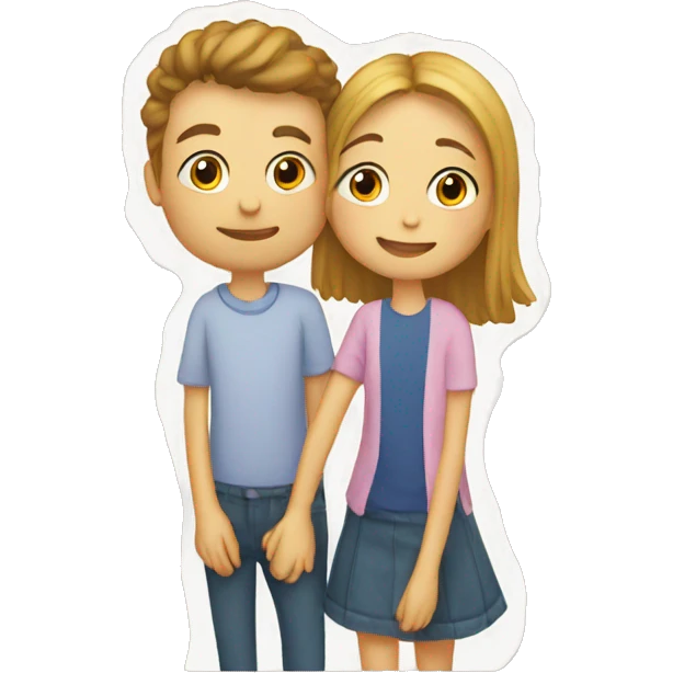postcard for parents with love emoji