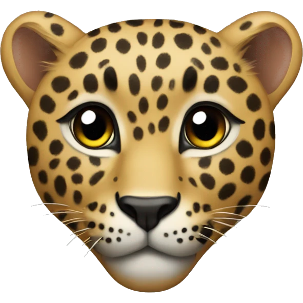 Leopard heart  emoji