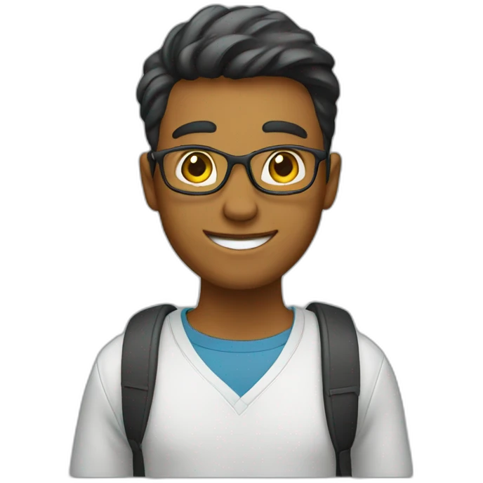 A successful student  emoji