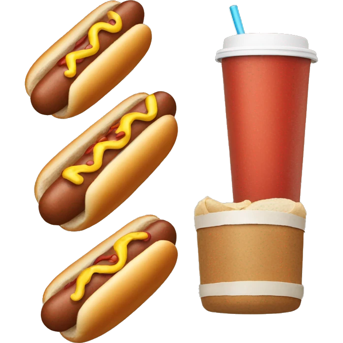 Cup of Hot Dogs emoji
