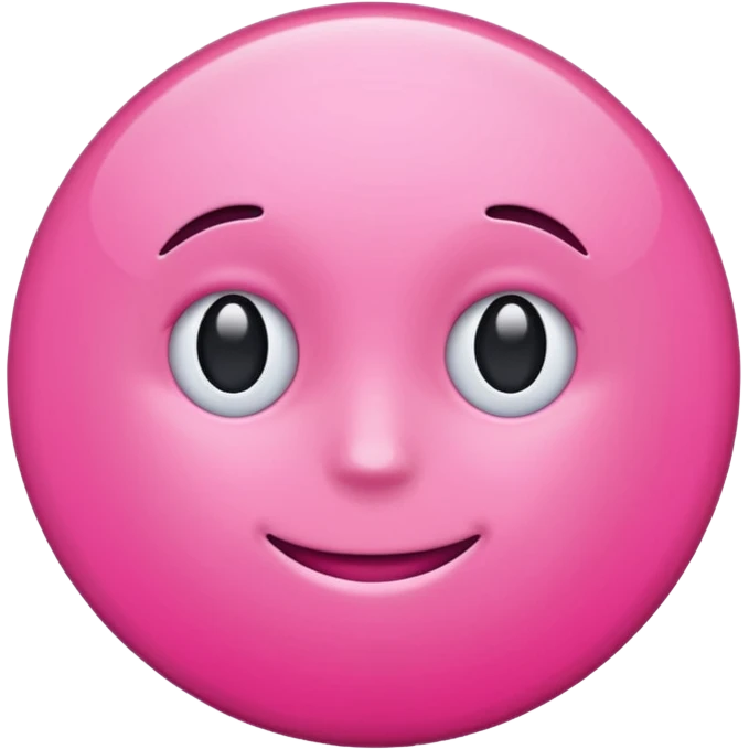 circulo + color rosa. NO cara ni nada, SOLO EL CIRCULO ROSA emoji