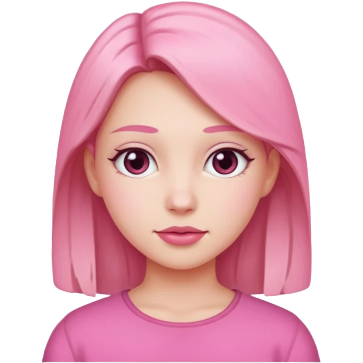 Pinky girly emoji