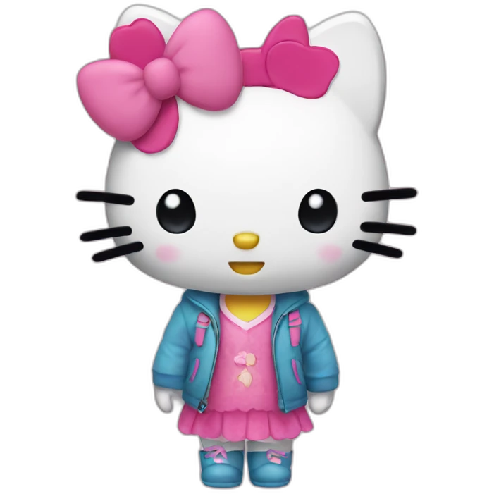 Hello kitty emoji