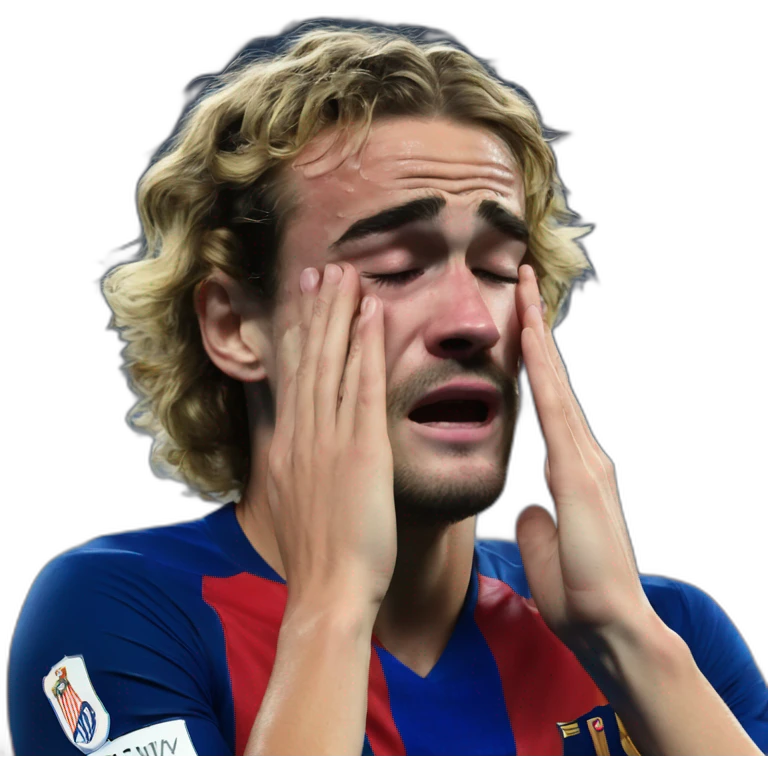 Griezmann crying emoji