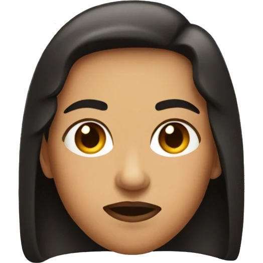 raising one eyebrow with lip pout emoji