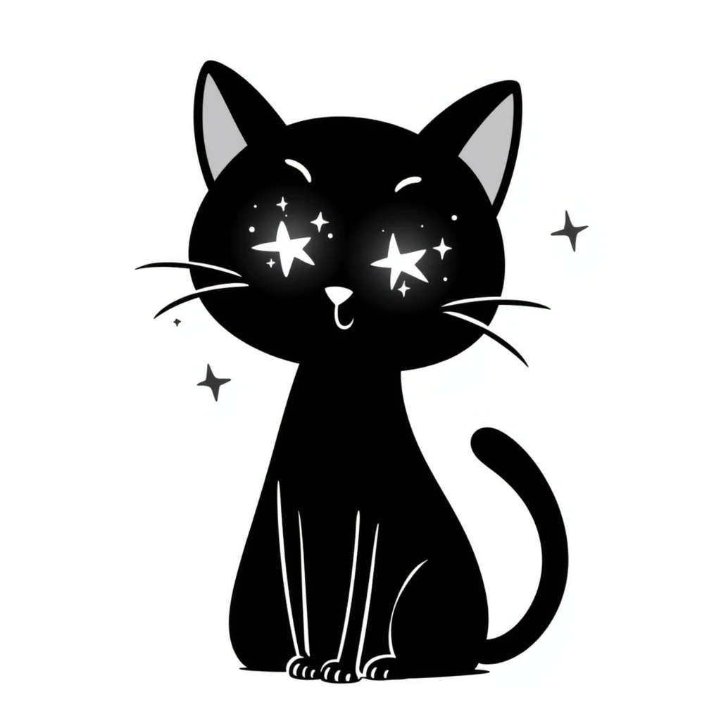 cat with star eyes emoji