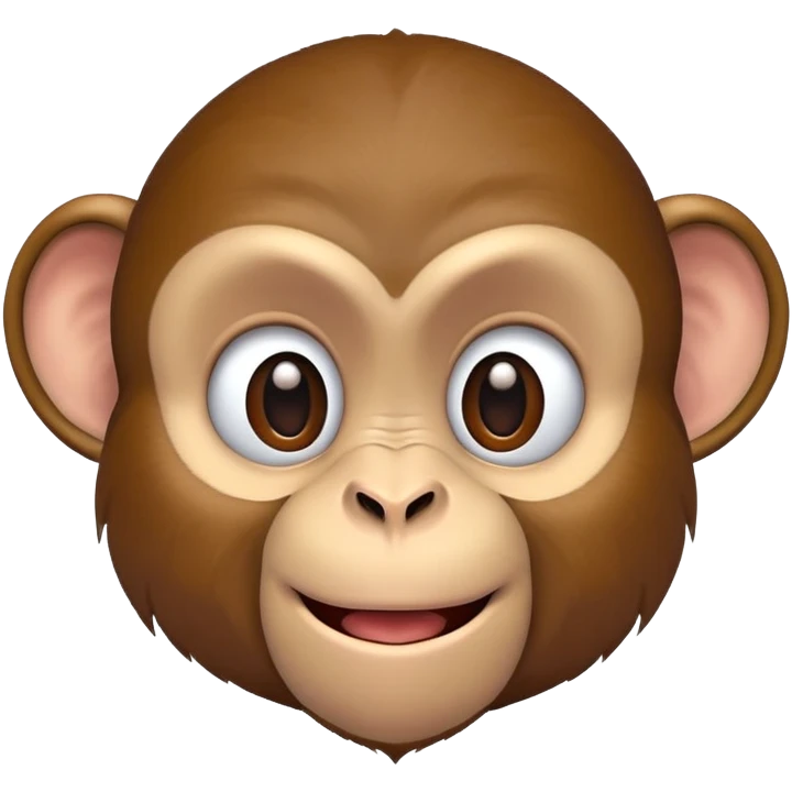 Monkey smirking emoji